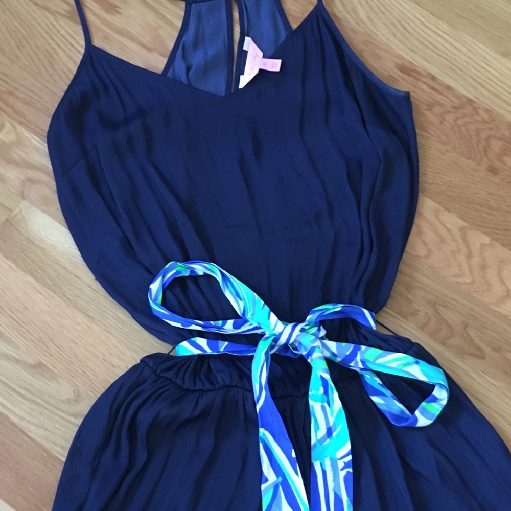 Lilly Pulitzer Deanna Romper Navy